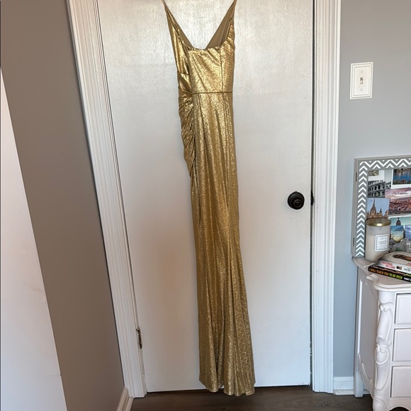 Gold Formal Evening Gown - Picture 4 of 5
